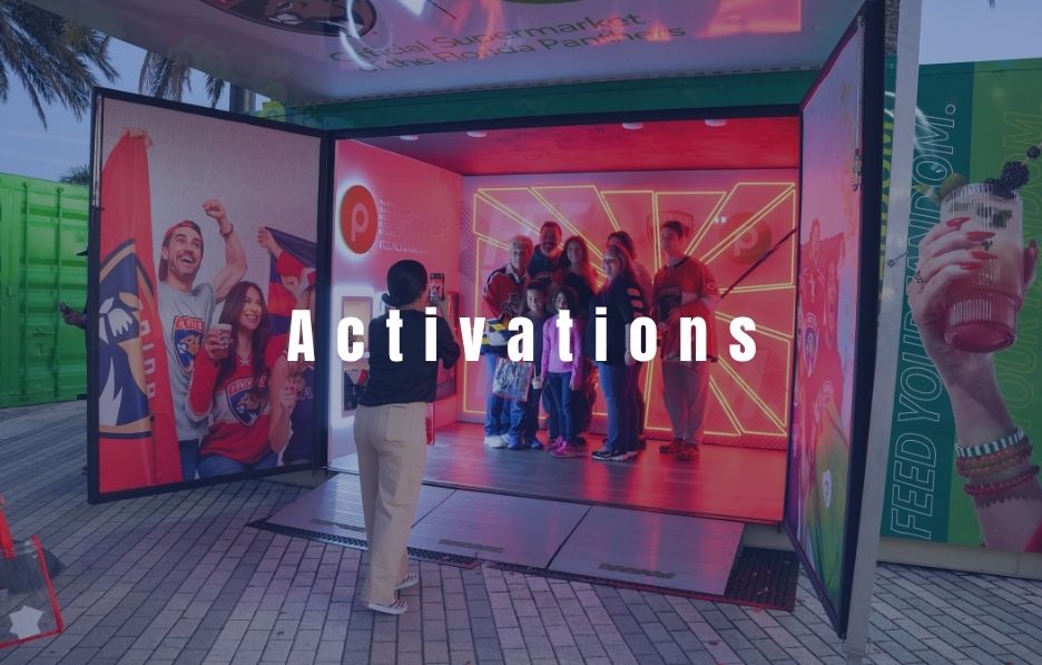 A branded experiential marketing activation produced by Mind Body Social, showcasing immersive brand partner engagement through custom environments, interactive moments, and audience-driven experiences.